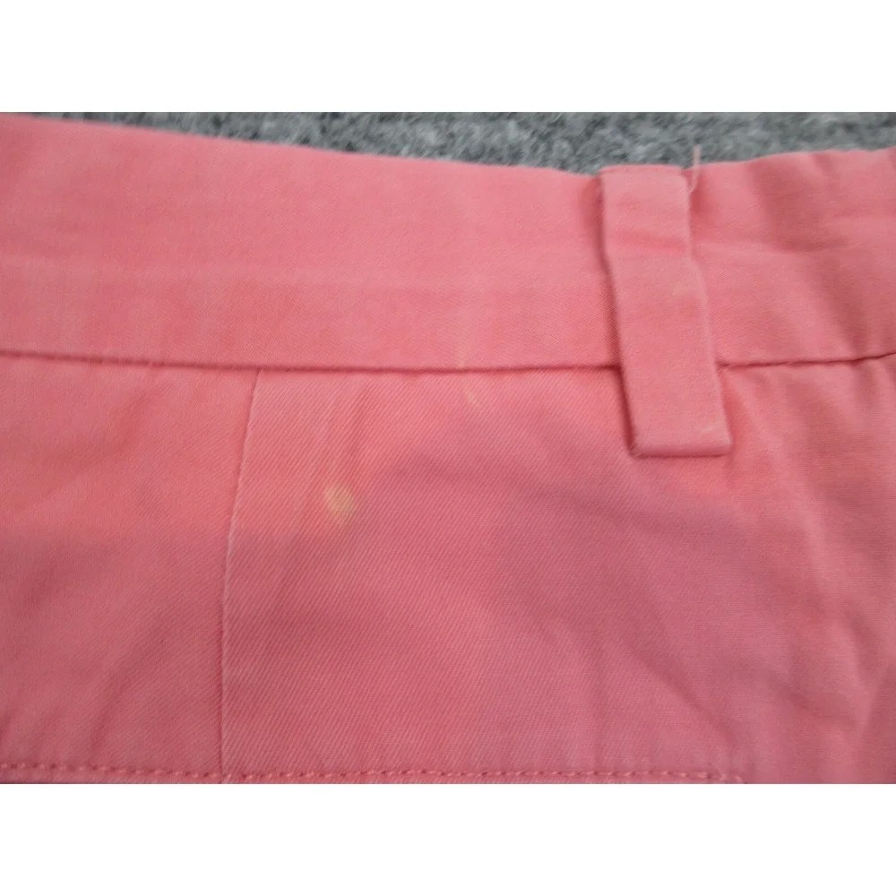 Vineyard Vines Shorts Mens 28 Pink Whale Embroidered Breaker Chino 9 Inseam